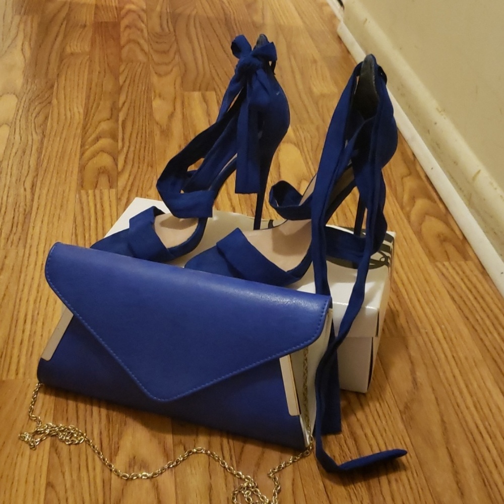 Shoes and clutch